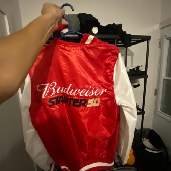 BUDWEISER BOMBER JACKET STARTER 50. - Picture 2 of 6